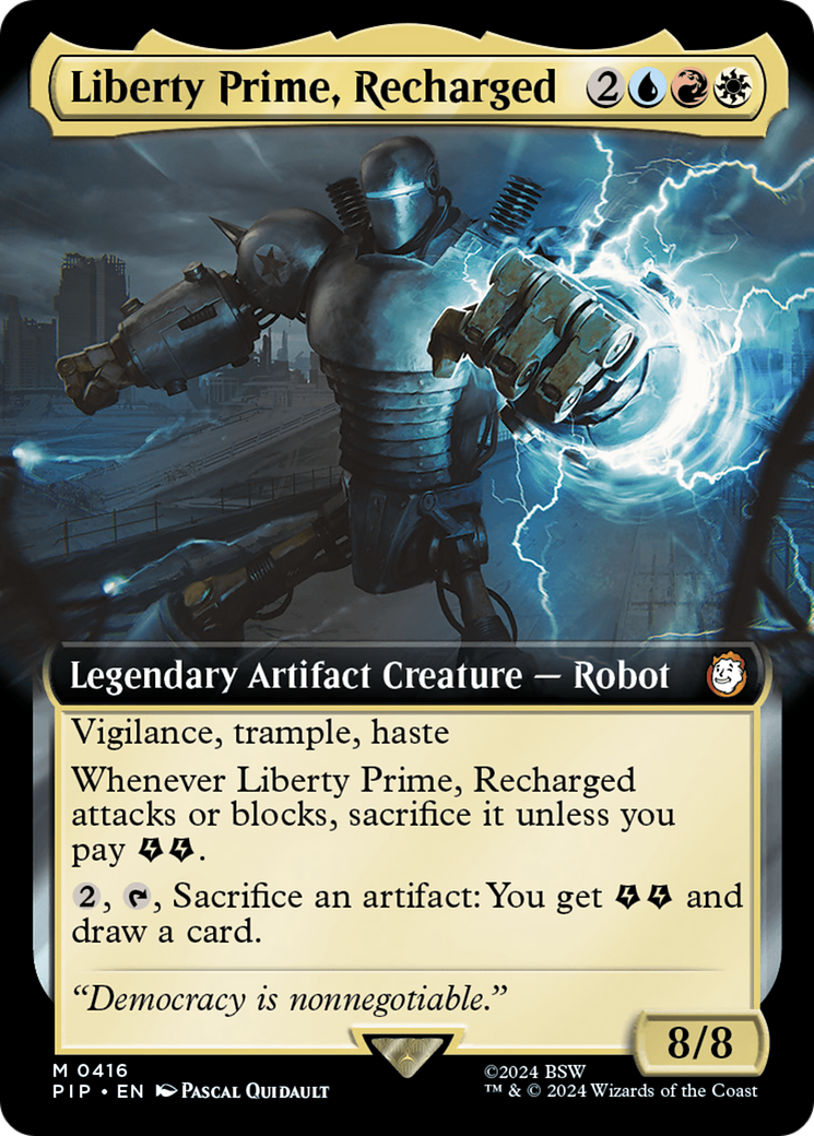 Liberty Prime, Recharged (Extended Art) [Fallout] | The Clever Kobold