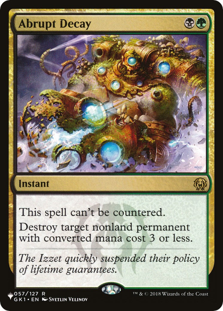 Abrupt Decay [LIST - 057/127]