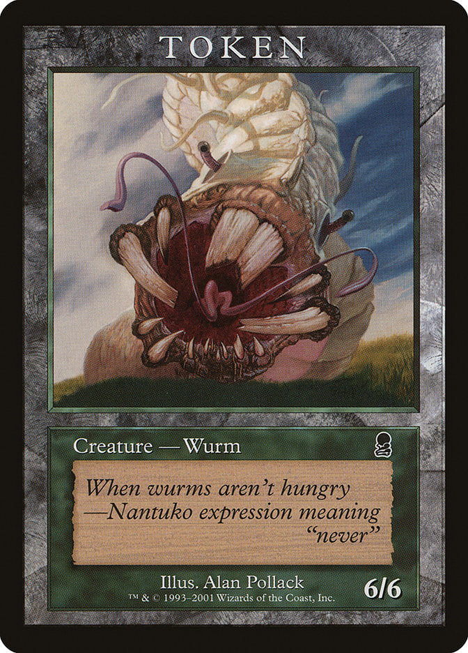 Wurm Token [Magic Player Rewards 2002] | The Clever Kobold