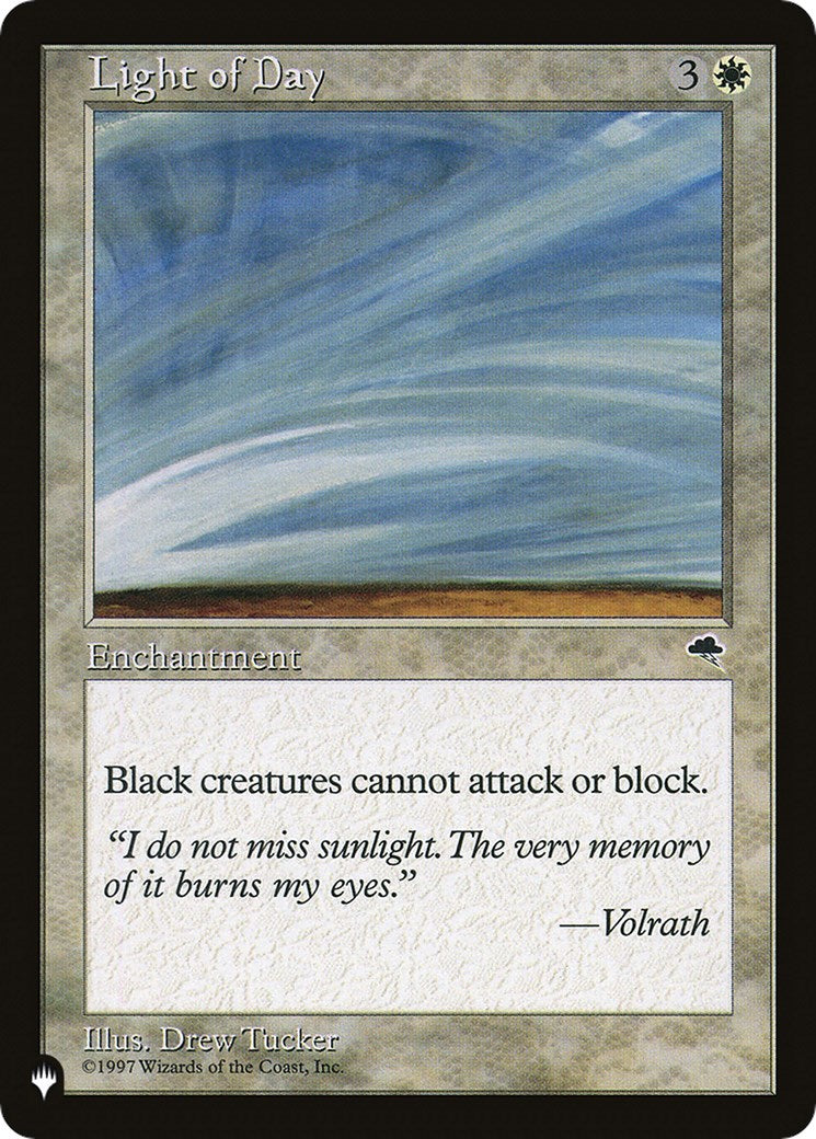 Light of Day [LIST - N/A]
