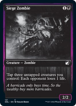 Siege Zombie [DBL - 121]