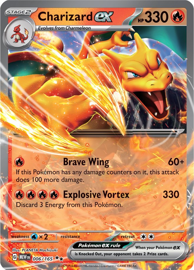 Charizard ex (006/165) [Scarlet & Violet 151] | The Clever Kobold