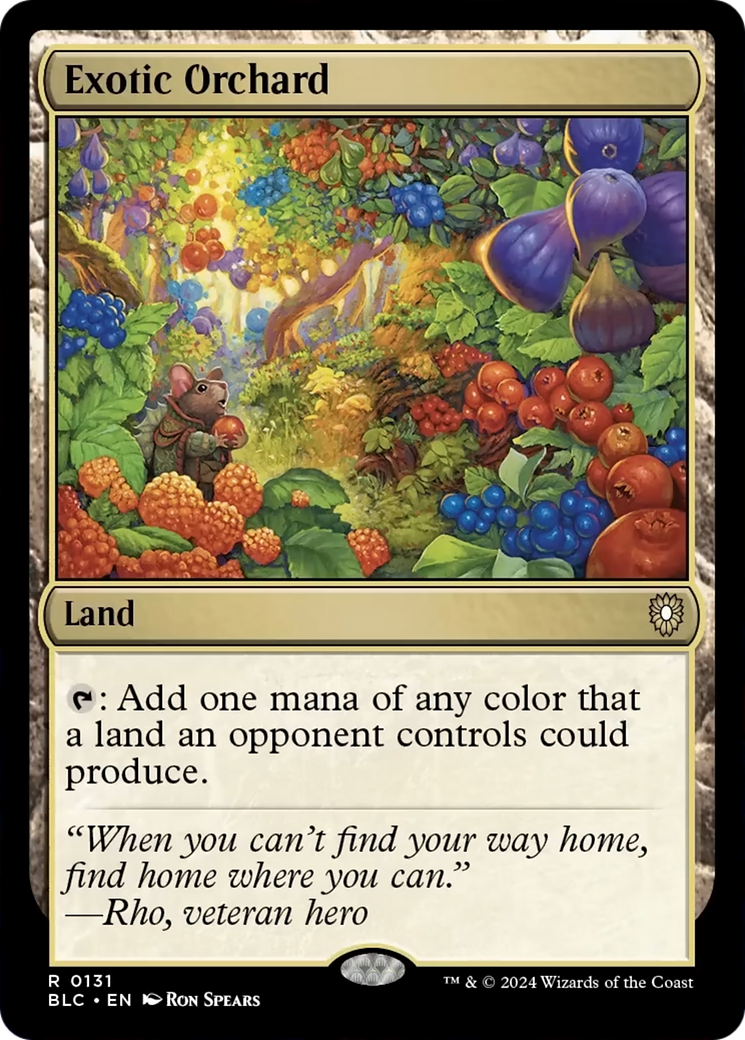 Exotic Orchard [Bloomburrow Commander] | The Clever Kobold