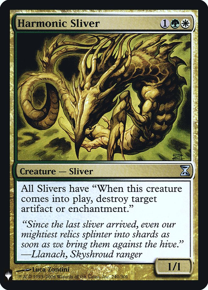 Harmonic Sliver [Mystery Booster] | The Clever Kobold