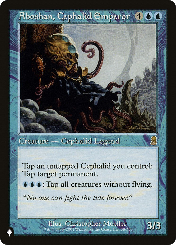 Aboshan, Cephalid Emperor [LIST - 58/350]