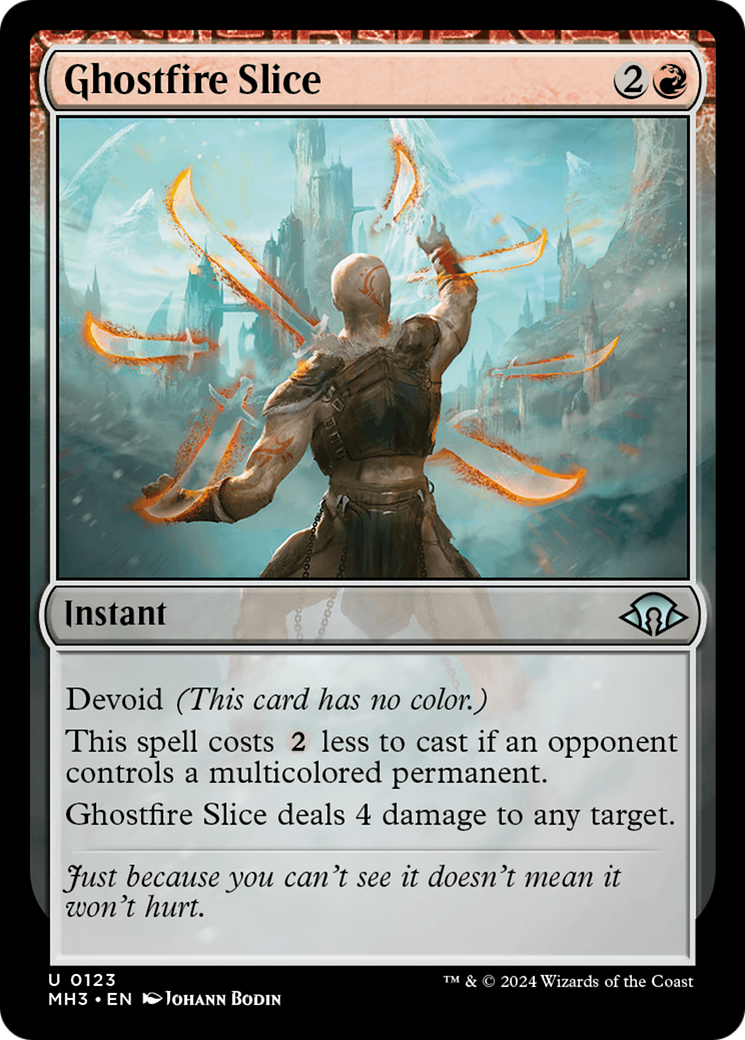 Ghostfire Slice [Modern Horizons 3] | The Clever Kobold