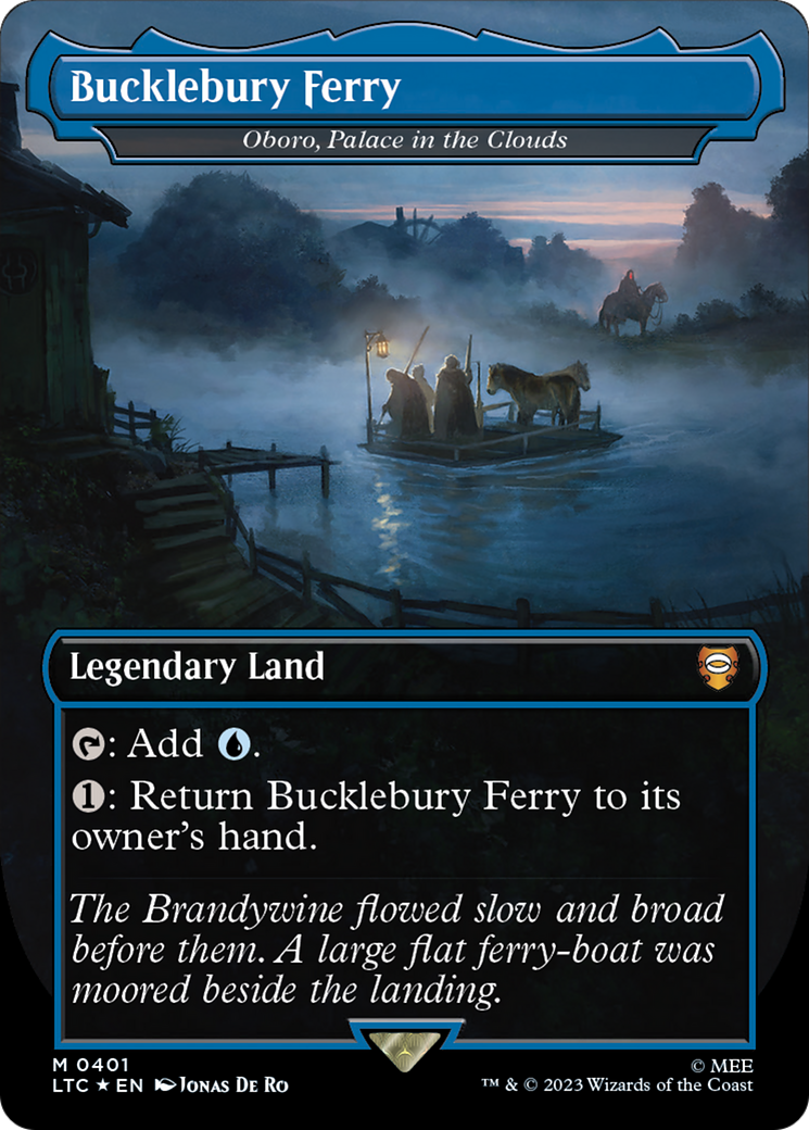 Bucklebury Ferry - Oboro, Palace in the Clouds (Surge Foil Realms and Relics) [The Lord of the Rings: Tales of Middle-Earth Commander] | The Clever Kobold