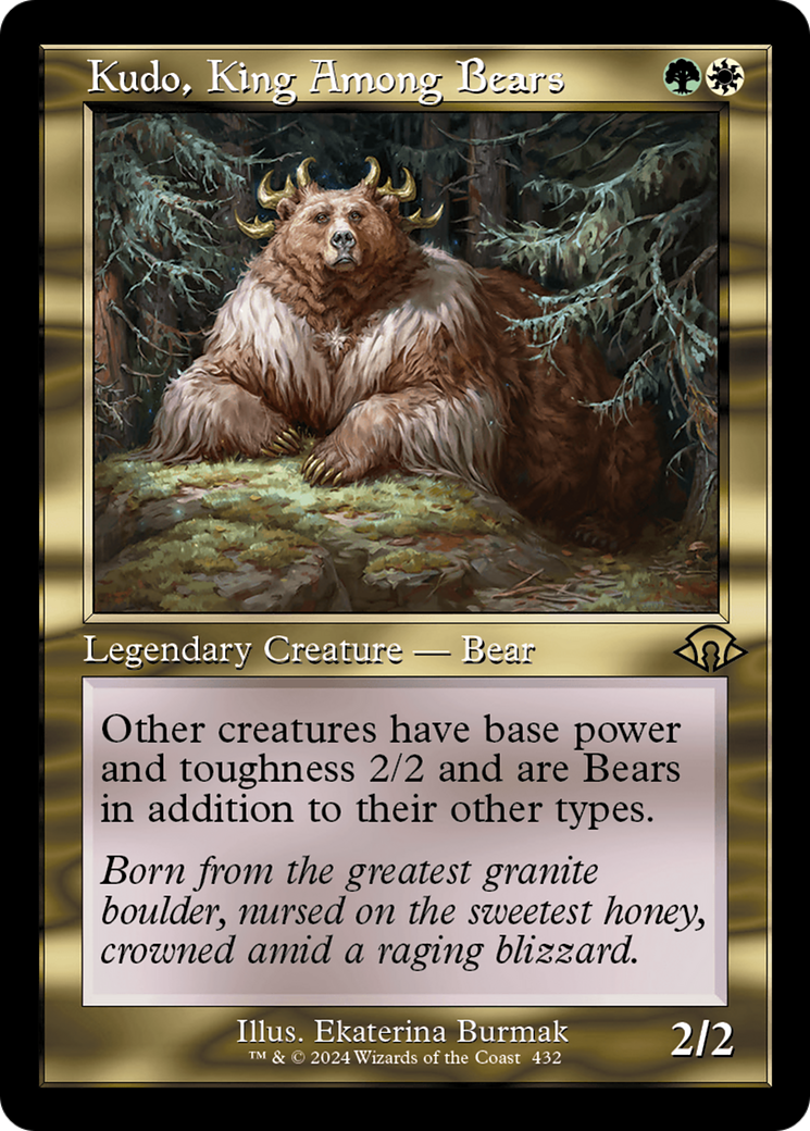 Kudo, King Among Bears (Retro) [Modern Horizons 3] | The Clever Kobold