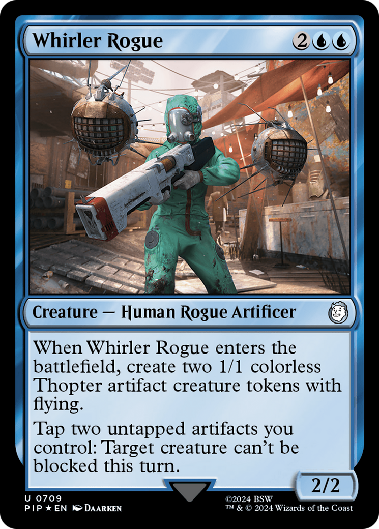 Whirler Rogue (Surge Foil) [Fallout] | The Clever Kobold