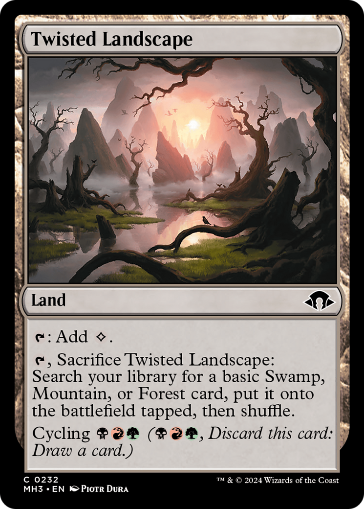 Twisted Landscape [Modern Horizons 3] | The Clever Kobold