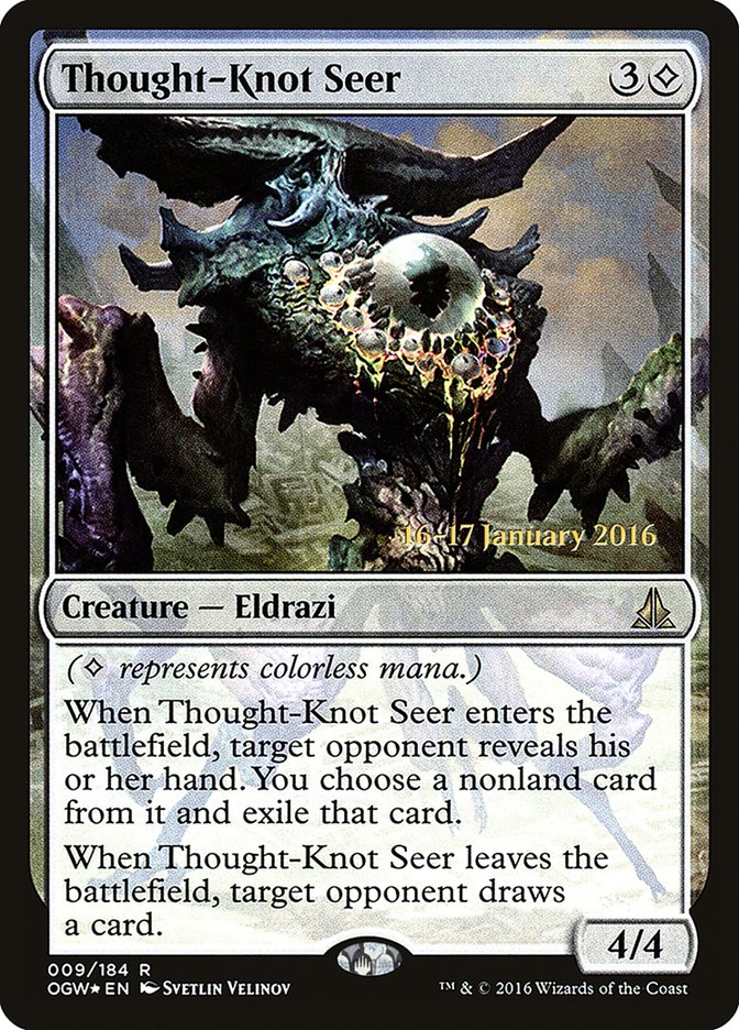 Thought-Knot Seer [Oath of the Gatewatch Prerelease Promos] | The Clever Kobold