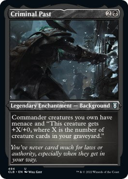Criminal Past (Foil Etched) [CLB - 494]
