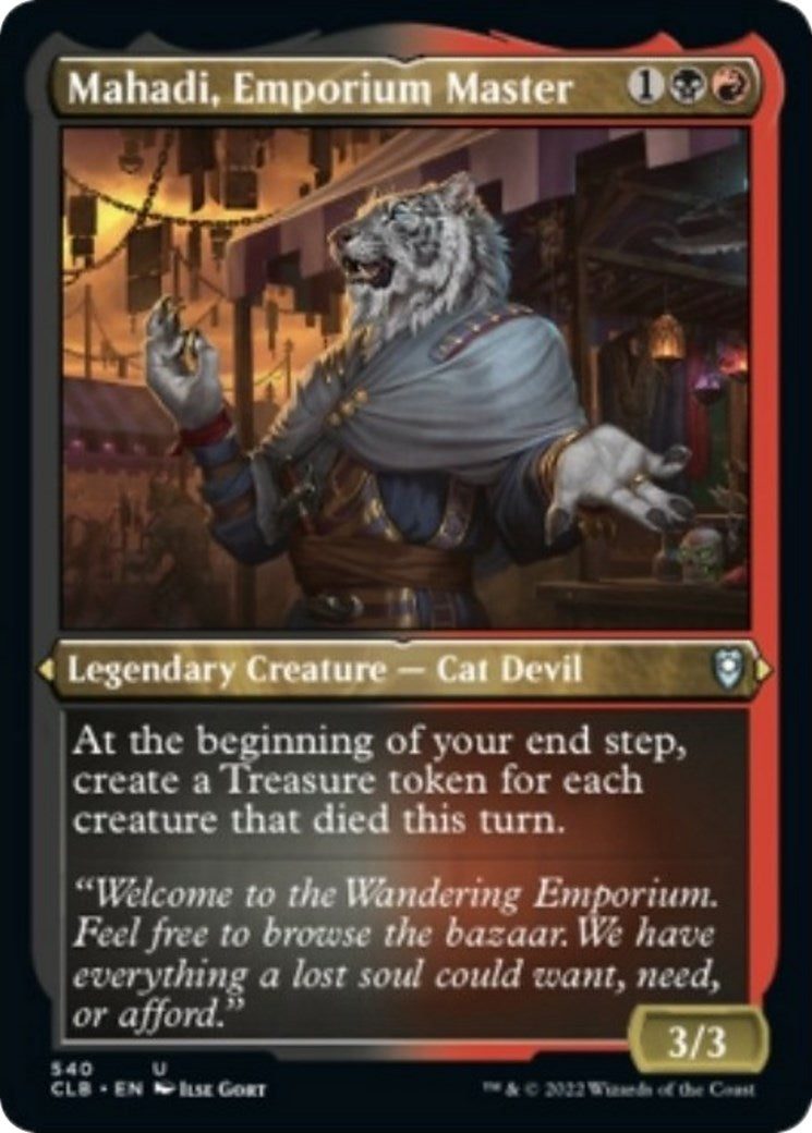Mahadi, Emporium Master (Foil Etched) [CLB - 540]