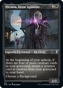 Viconia, Drow Apostate (Foil Etched) [CLB - 501]