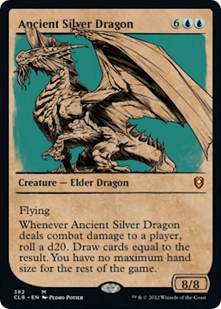 Ancient Silver Dragon (Showcase) [CLB - 382]