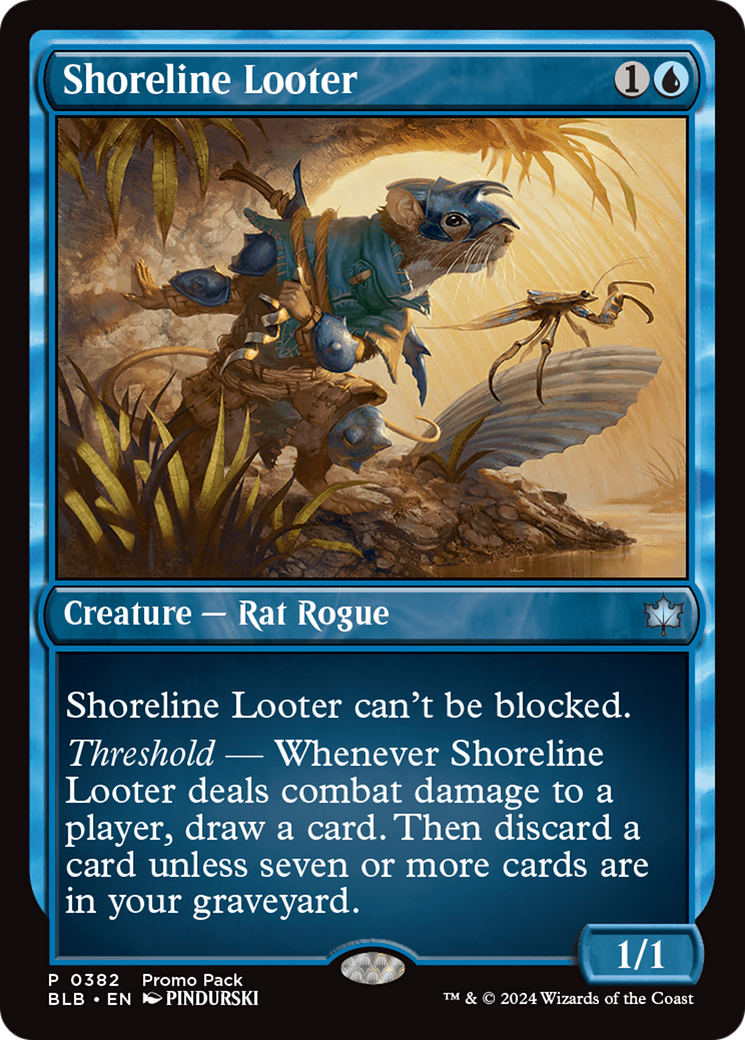 Shoreline Looter [Bloomburrow Promos] | The Clever Kobold