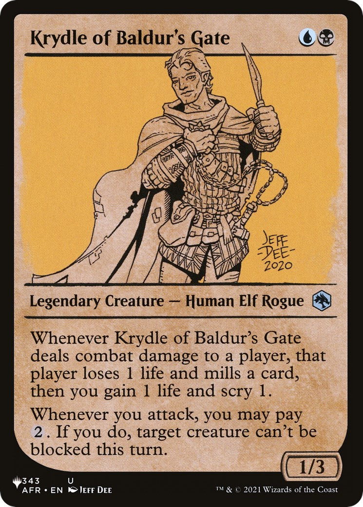 Krydle of Baldur's Gate (Showcase) [LIST - 343/281]