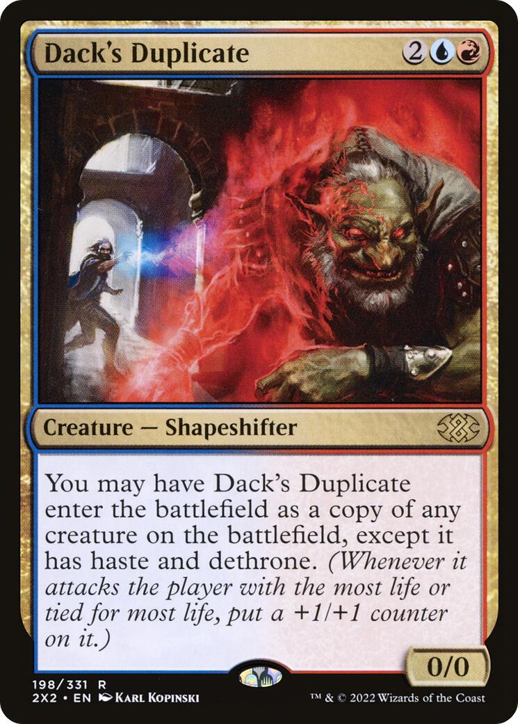 Dack's Duplicate [2X2 - 198]