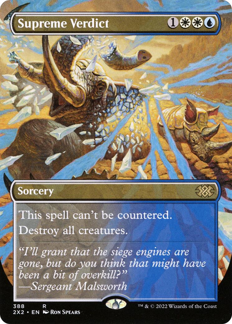 Supreme Verdict (Borderless) [2X2 - 388]