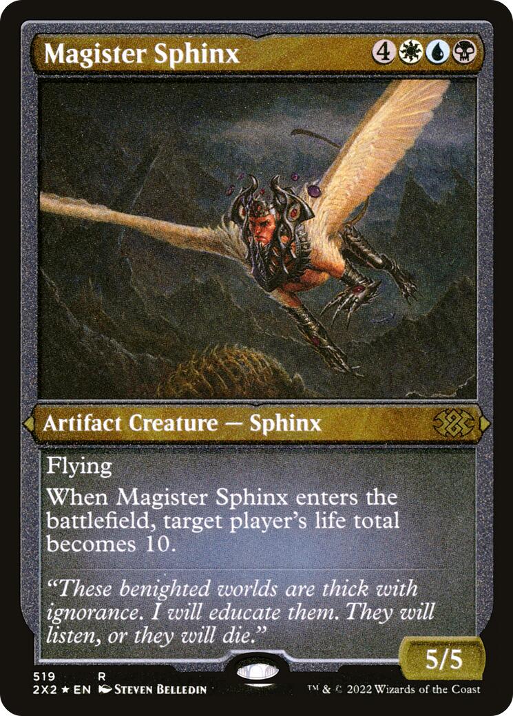 Magister Sphinx (Foil Etched) [2X2 - 519]