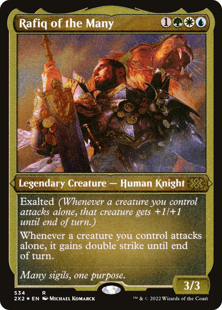 Rafiq of the Many (Foil Etched) [2X2 - 534]