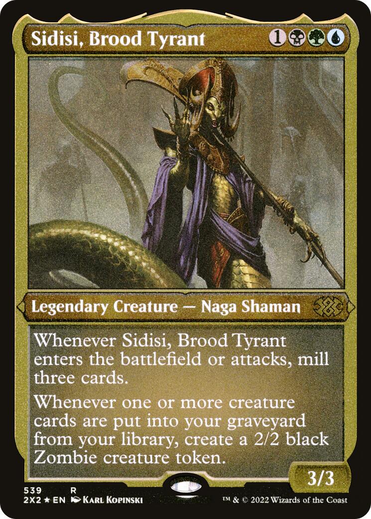 Sidisi, Brood Tyrant (Foil Etched) [2X2 - 539]