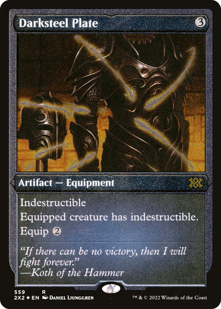 Darksteel Plate (Foil Etched) [2X2 - 559]