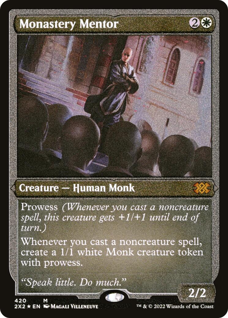 Monastery Mentor (Foil Etched)