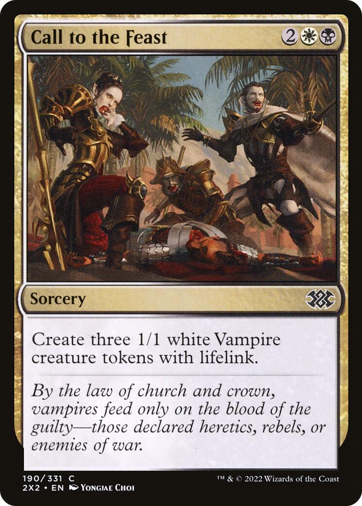 Call to the Feast [2X2 - 190]