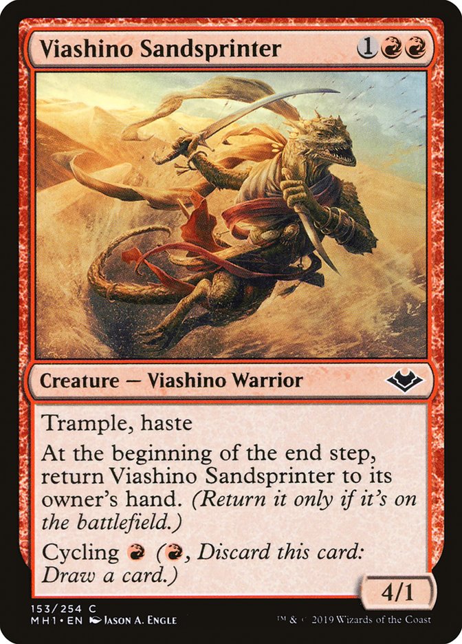 Viashino Sandsprinter [Modern Horizons] | The Clever Kobold