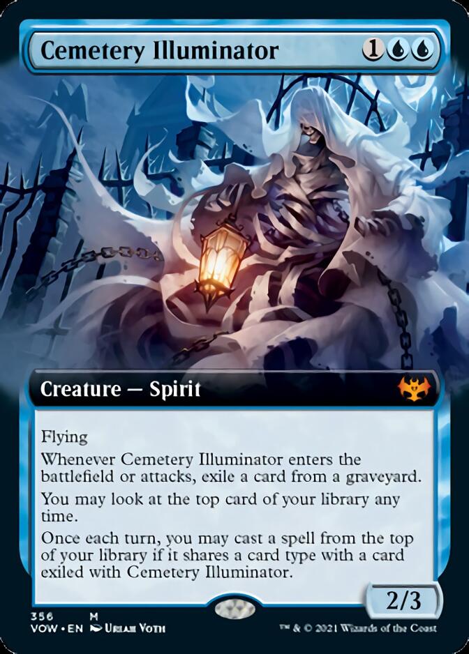 Cemetery Illuminator (Extended Art) [Innistrad: Crimson Vow] | The Clever Kobold