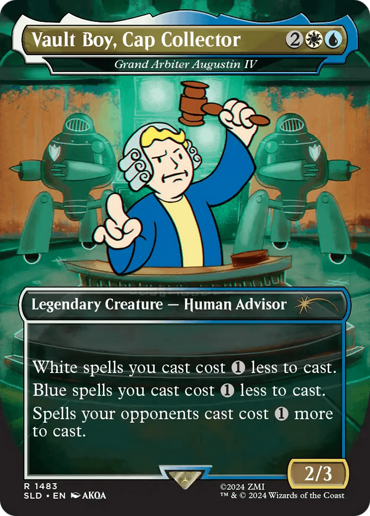 Vault Boy, Cap Collector - Grand Arbiter Augustin IV [Secret Lair Drop Series] | The Clever Kobold