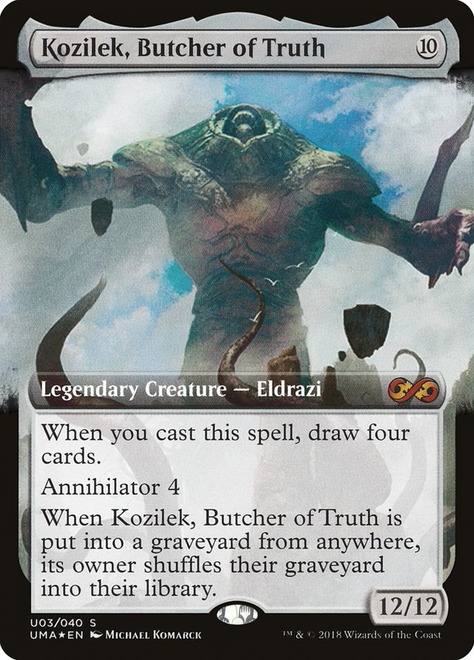 Kozilek, Butcher of Truth (Topper) [Ultimate Masters Box Topper] | The Clever Kobold