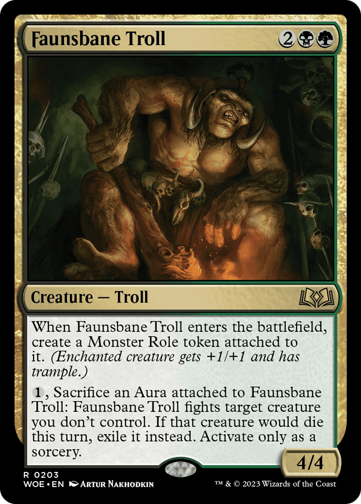 Faunsbane Troll [Wilds of Eldraine] | The Clever Kobold