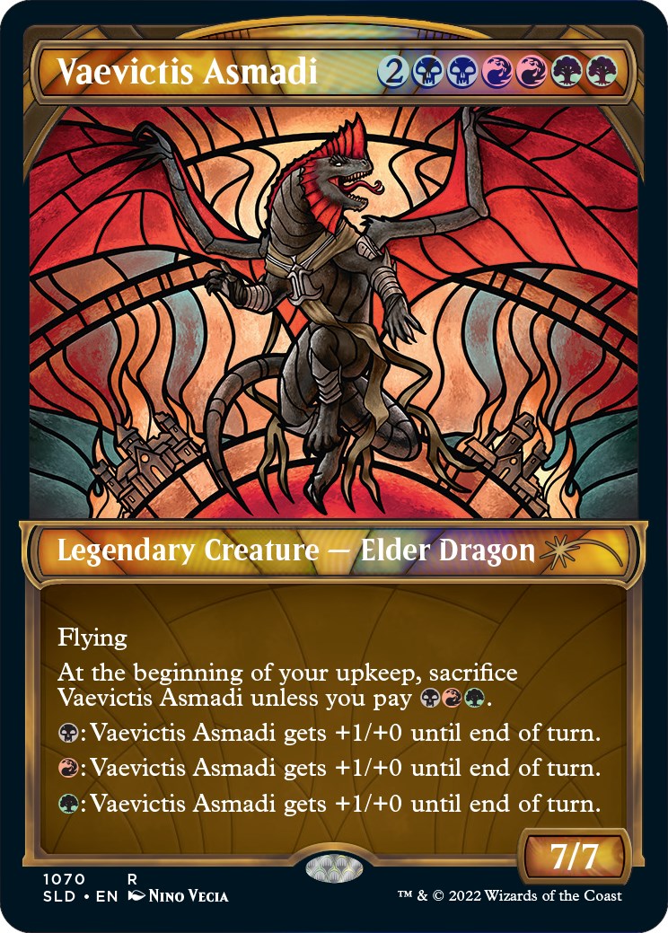 Vaevictis Asmadi (Stained Glass) (Textured Foil) [SLD - 1070]