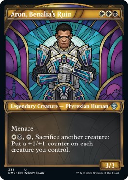 Aron, Benalia's Ruin (Textured Foil) [DMU - 333]