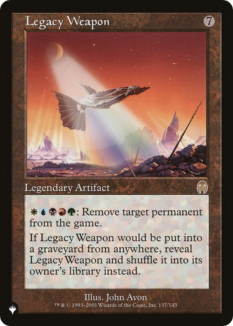 Legacy Weapon [LIST - 137/143]