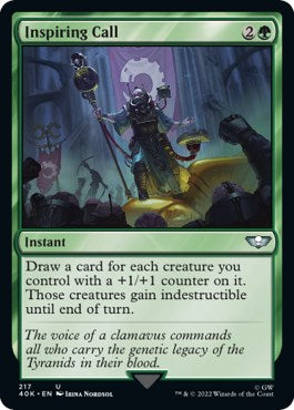 Inspiring Call (Surge Foil) [40K - 217]