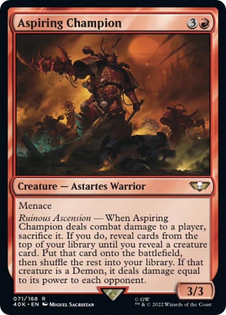 Aspiring Champion [40K - 71]