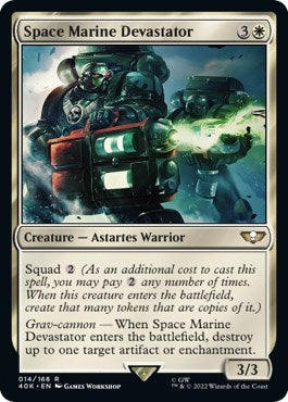 Space Marine Devastator (Surge Foil) [40K - 14]