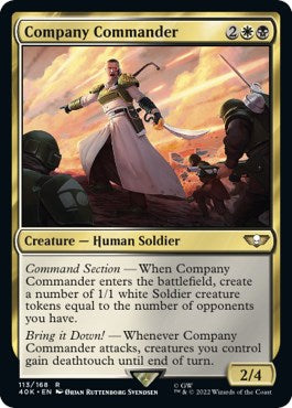 Company Commander (Surge Foil) [40K - 113]