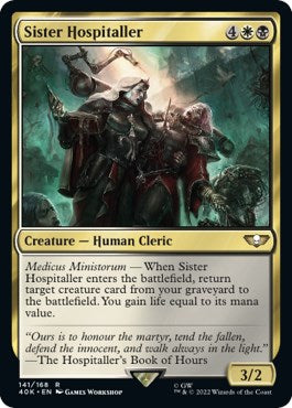 Sister Hospitaller (Surge Foil) [40K - 141]