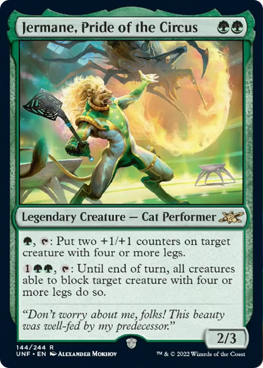 Jermane, Pride of the Circus