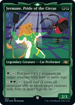 Jermane, Pride of the Circus (Showcase) (Galaxy Foil)