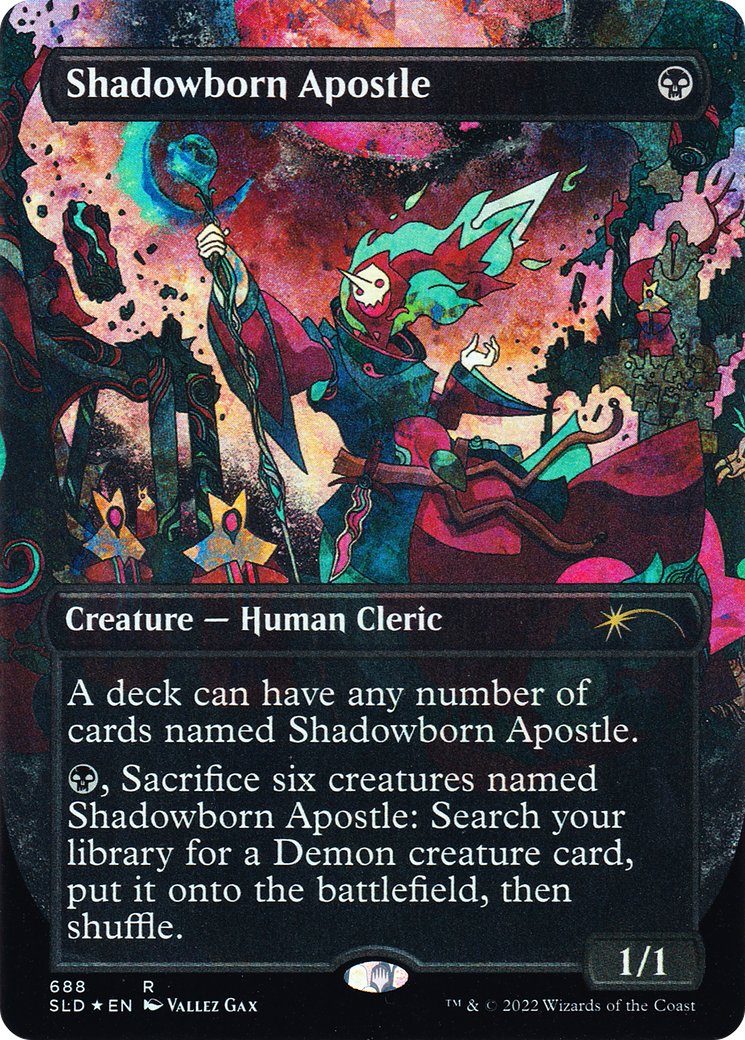 Shadowborn Apostle (688) (Borderless) [Secret Lair Drop Promos] | The Clever Kobold