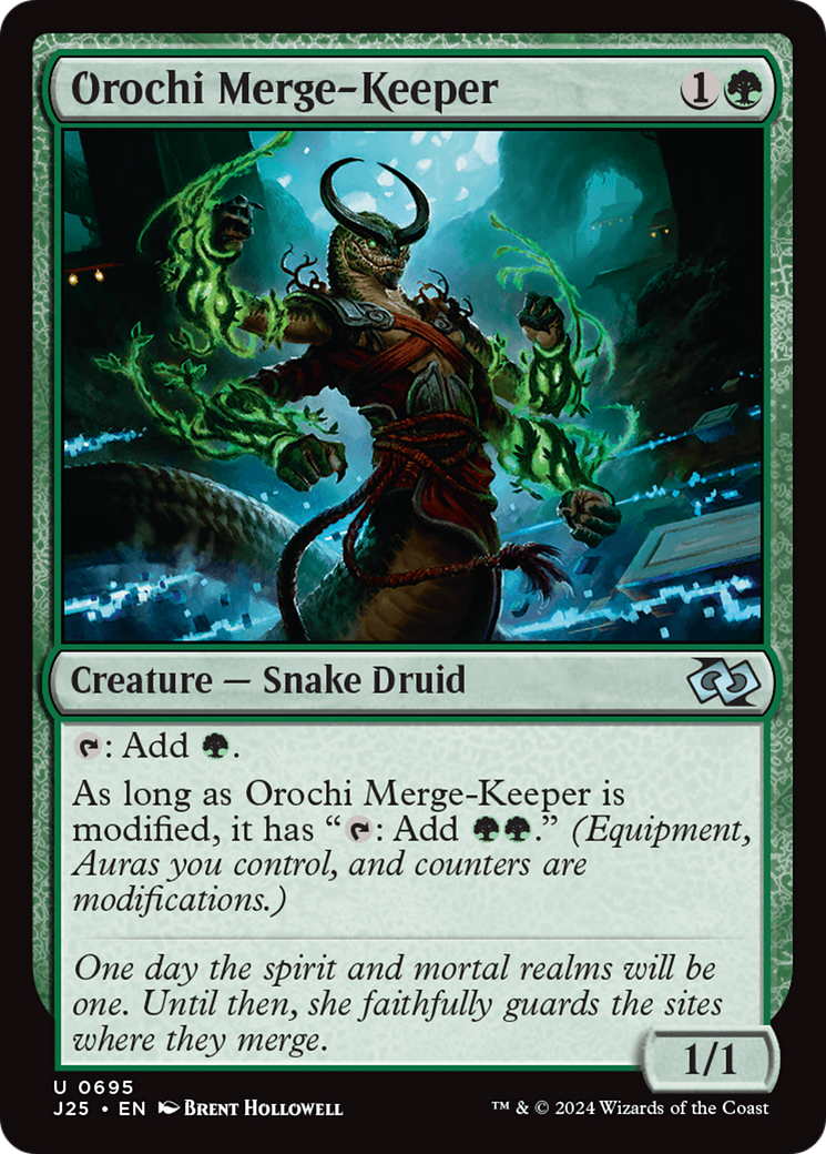 Orochi Merge-Keeper [Foundations Jumpstart] | The Clever Kobold