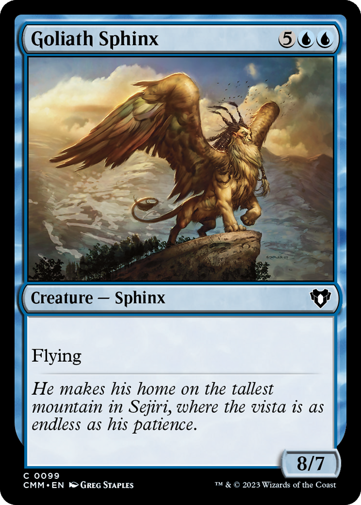 Goliath Sphinx [Commander Masters] | The Clever Kobold