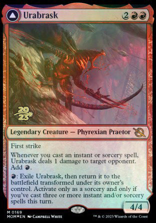 Urabrask // The Great Work [March of the Machine Prerelease Promos] | The Clever Kobold