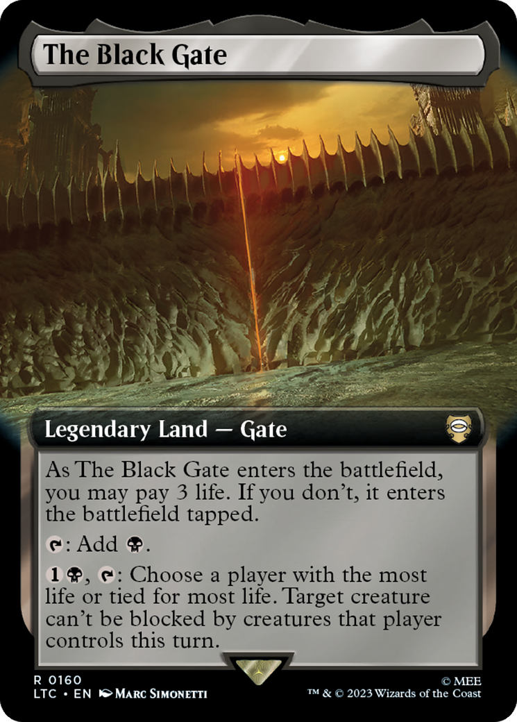 The Black Gate (Extended Art) [The Lord of the Rings: Tales of Middle-Earth Commander] | The Clever Kobold