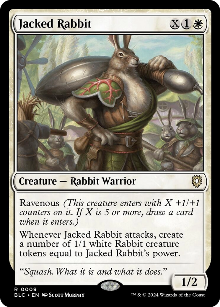 Jacked Rabbit [Bloomburrow Commander] | The Clever Kobold